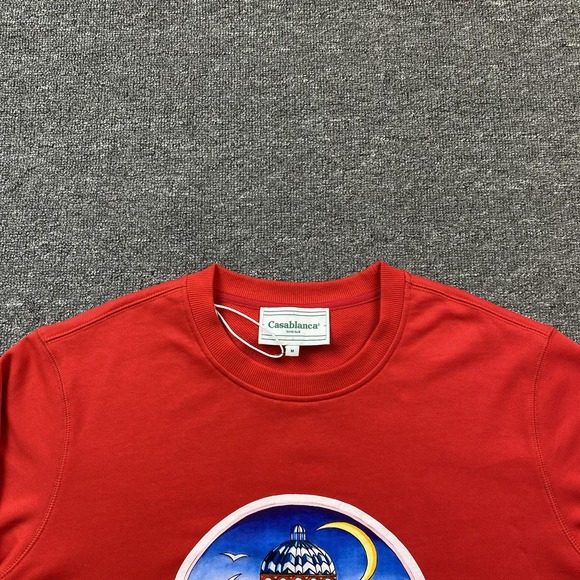 CASABLANCA Men's red Crewneck